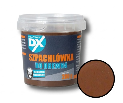 Szpachlówka do drewna DX - wypełnia ubytki, łatwa obróbka 200 g PALISANDER